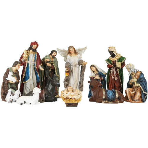 Nativity scene set inch - scene,